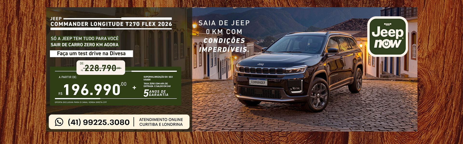 Jeep é na Divesa