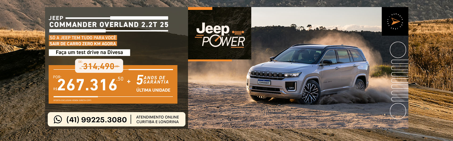 Jeep é na Divesa