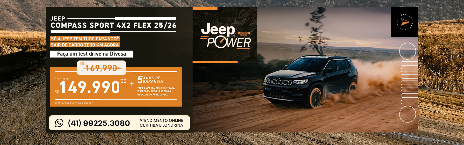 Jeep é na Divesa