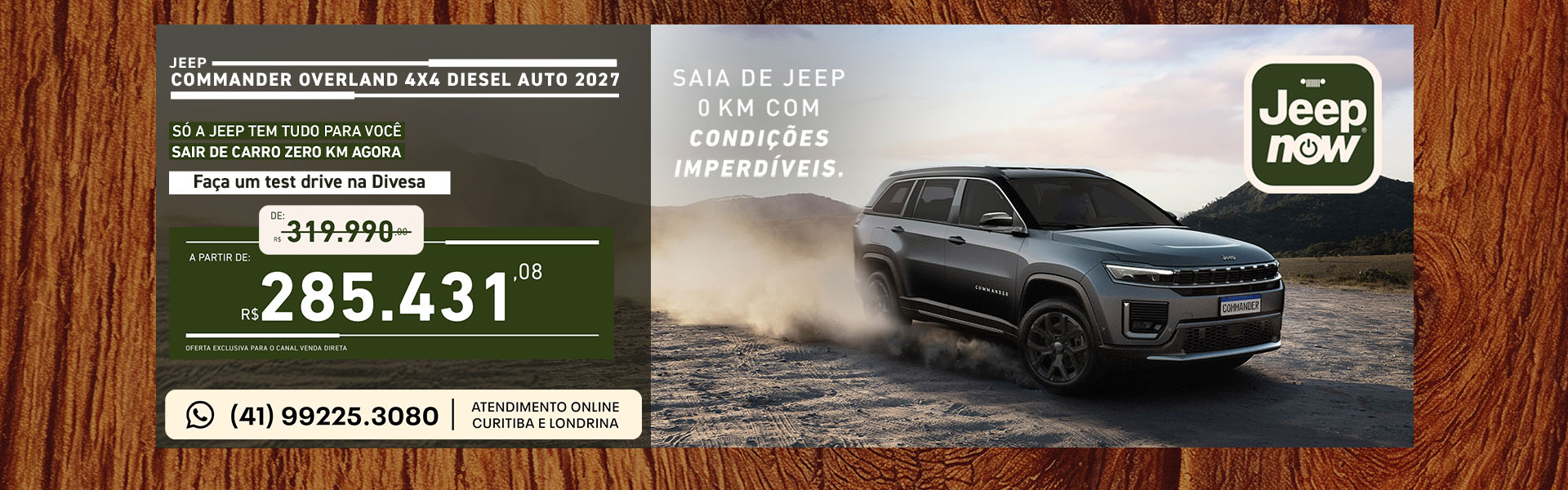 Jeep é na Divesa
